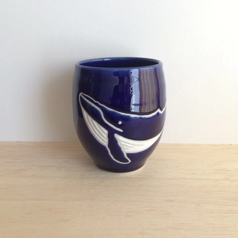 フリーカップ（クジラ）