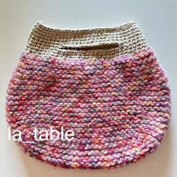 フェルティングバッグ「STRAWBERRY MILK CANDY」