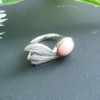 ピンクオパール　リング