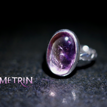 New ☆『 アメトリン』☆の世界でひとつの天然石リングsilver925