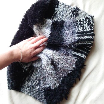 つぎはぎネックウォーマー/シベリア