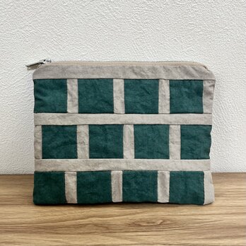 パッチワークのポーチ