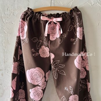 パジャマズボン : : brown pink