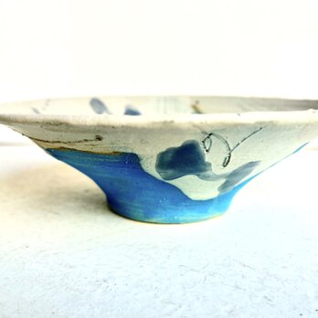 水色ピンク35 漬物鉢 中皿　浅鉢