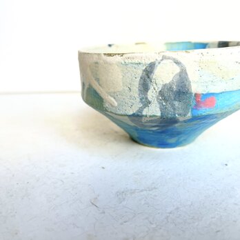 水色ピンク39 抹茶碗　向付