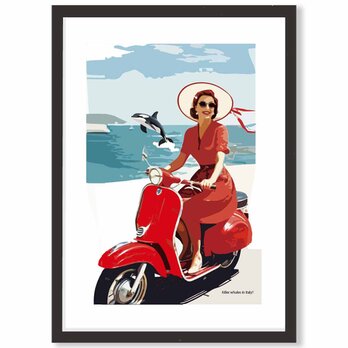 イタリアにシャチ？　送料無料 　あらゆるお部屋のポスター　ポスター　アートポスター　アート/sei検索新着順　3950-2