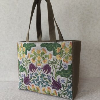 スウェーデン、エーケルンドテキスタイル×モスグリーンのトート