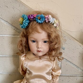 布花  doll hair corsage J