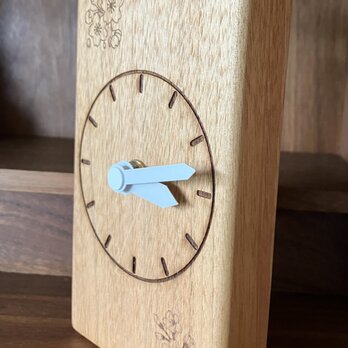 時計（クルミ材）