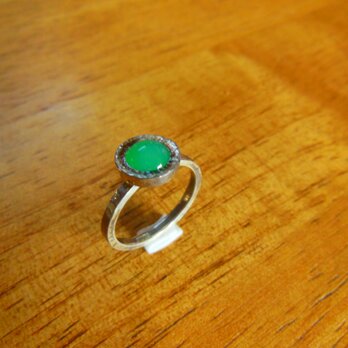 クリソプレーズ　リング
