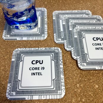 CPUデザインのコースター♪