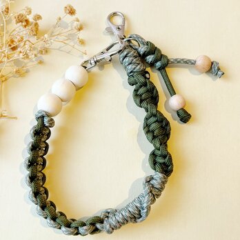 パラコード スマホストラップ ハンドストラップ バッグチャーム ハンドメイドのコピー