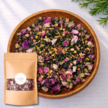 桃のいと香｜桃の花×白茶の花茶｜低カフェイン｜春を纏う一杯｜茶葉カスタム対応｜KAHKEI 花馨