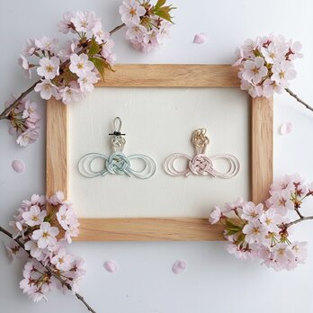 水引のお雛様　ひな祭り　パステルカラー