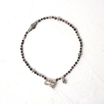 -Charoite・Spinel・Silver- bracelet