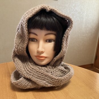 ソフィーフード(手編み)