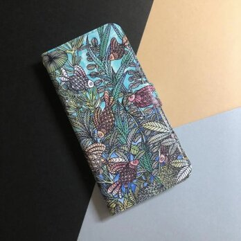 真実より先に噂が泳ぐ日常で｜キンギョたちの帯あり手帳型iPhoneケース