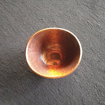 拭き漆のカップ