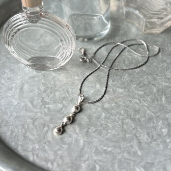 NN15-【 Napier 】ネイピア・ヴィンテージネックレス 3-Row Ball Flat Chain