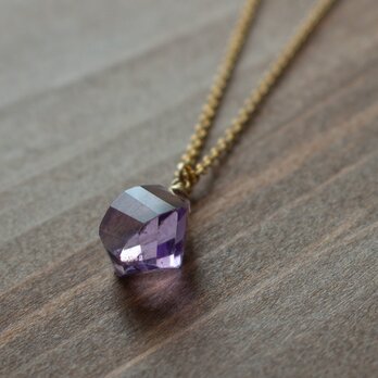 ✨2月誕生石✨ アメジスト＜ツイスト・ブリオレット＞のペンダント（K14GF）