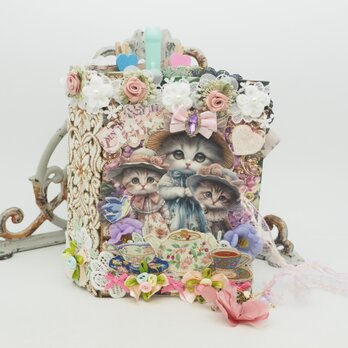 猫♡気持ち華やぐ♡おすそ分けファイル♡ジャンクジャーナル♡コラージュ♡BOOKタイプ