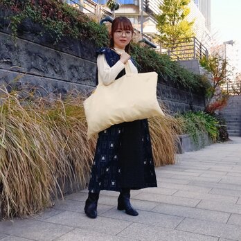 KIMONO！着物リメイクのビッグトートバッグ  （01678）