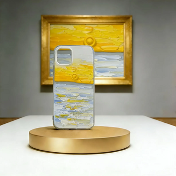 デコデン デコ電 手描き油絵スマホケース｜抽象アート・立体質感・iPhone galaxy 全機種対応