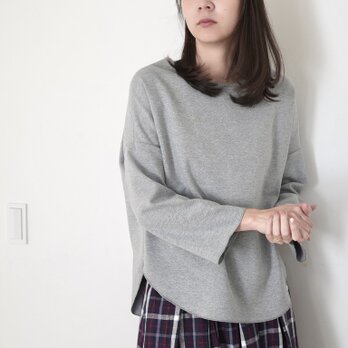 シンプルなカットソーのトップス❣️グレー No.378