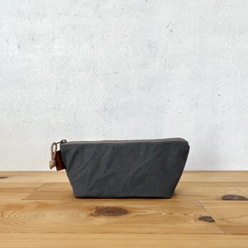 パラフィン帆布のポーチ3