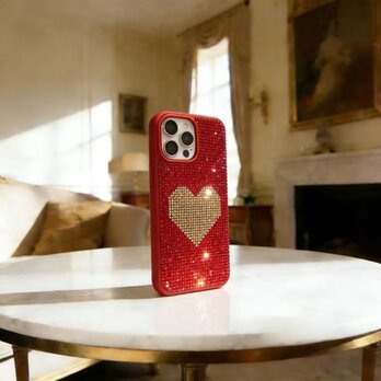 デコデン デコ電 ラインストーン スマホケース｜抽象アート・立体質感・iPhone galaxy 全機種対応