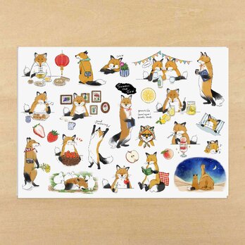 マスキングシート　きつねのスマリ