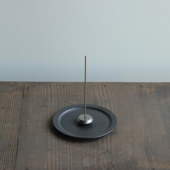 香立香皿セット（黒×プラチナ）