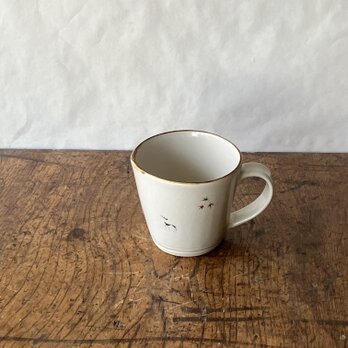 マグカップ　鹿にもみじ