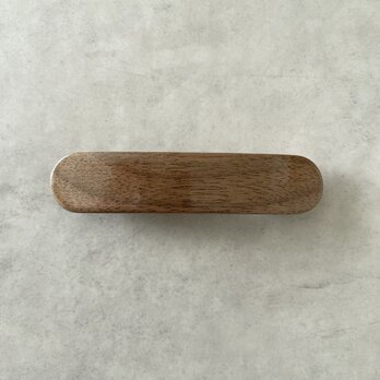 バネなしバレッタ ウォールナット Ｌ