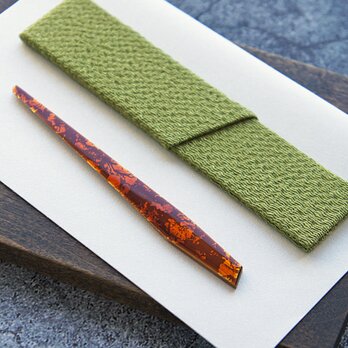 漆塗り菓子切り「箔みやび」茶（大12㎝）