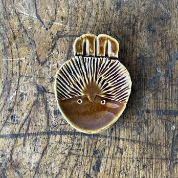 彫顔豆皿　ウサギ  3