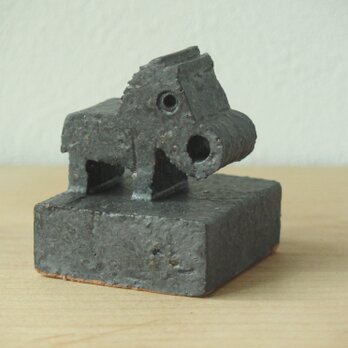 2026年 令和8年 干支　午　マンガン釉　黒馬　十二支