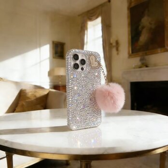 キラキラ iPhone 17 16 ケース  デコ電 ラインストーン 韓国風 Galaxy Pixelスマホケース 贅沢