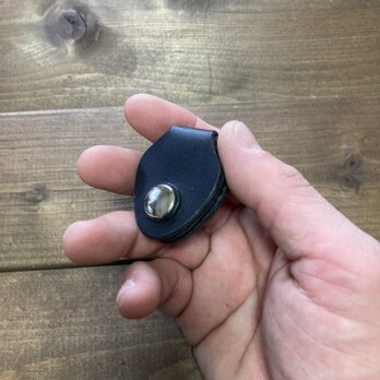 マチ付きポケットピックケース（黒×黒）