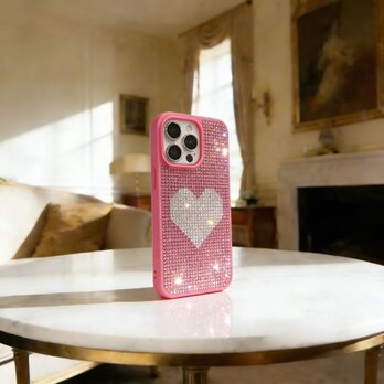 キラキラ iPhone 17 16 ケース  デコ電 ラインストーン 韓国風 Galaxy Pixelスマホケース 贅沢