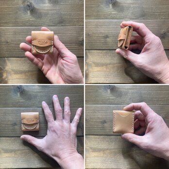 ピックケース・ナチュラル(糸・白)