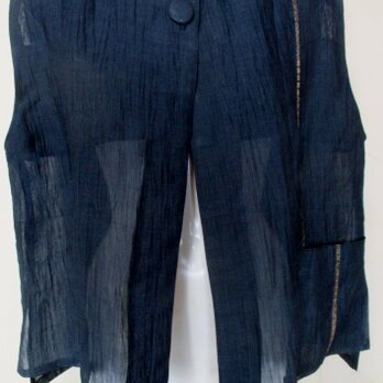 ８６０７　麻の着物で作ったベスト