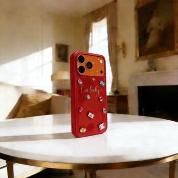 デコ電 ハンドメイド  キラキラビジュー スマホケース 韓国風 Galaxy Pixel iPhone 全機種対応