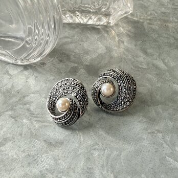 PA467-【 AVON 】エイボン・ヴィンテージピアス 1989 "eternal twist"