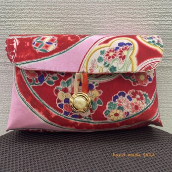 アンティーク生地✳︎ポーチ