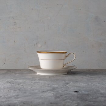 ノリタケ アイボリーチャイナ リントン カップ＆ソーサー 日本製 1970年代