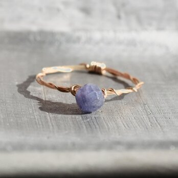 タンザナイト  ラウンドカット4mm  /リング /ゴールド シルバー ピンク  金属アレルギー対応