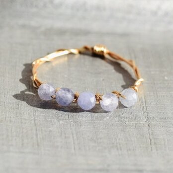 タンザナイト  ラウンドカット2.5mm ×5 /リング /ゴールド シルバー ピンク  金属アレルギー対応のコピー