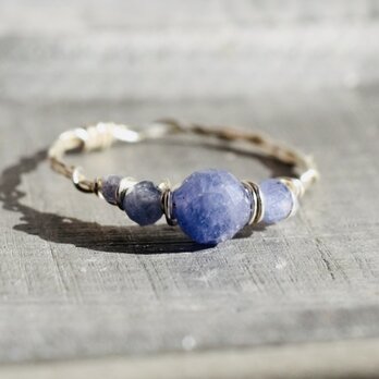 タンザナイト  ラウンドカット３種5粒  /リング /ゴールド シルバー ピンク  金属アレルギー対応