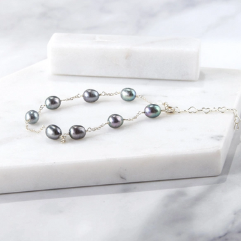 ステーション ― シルバーバロックパール ブレスレット SV925